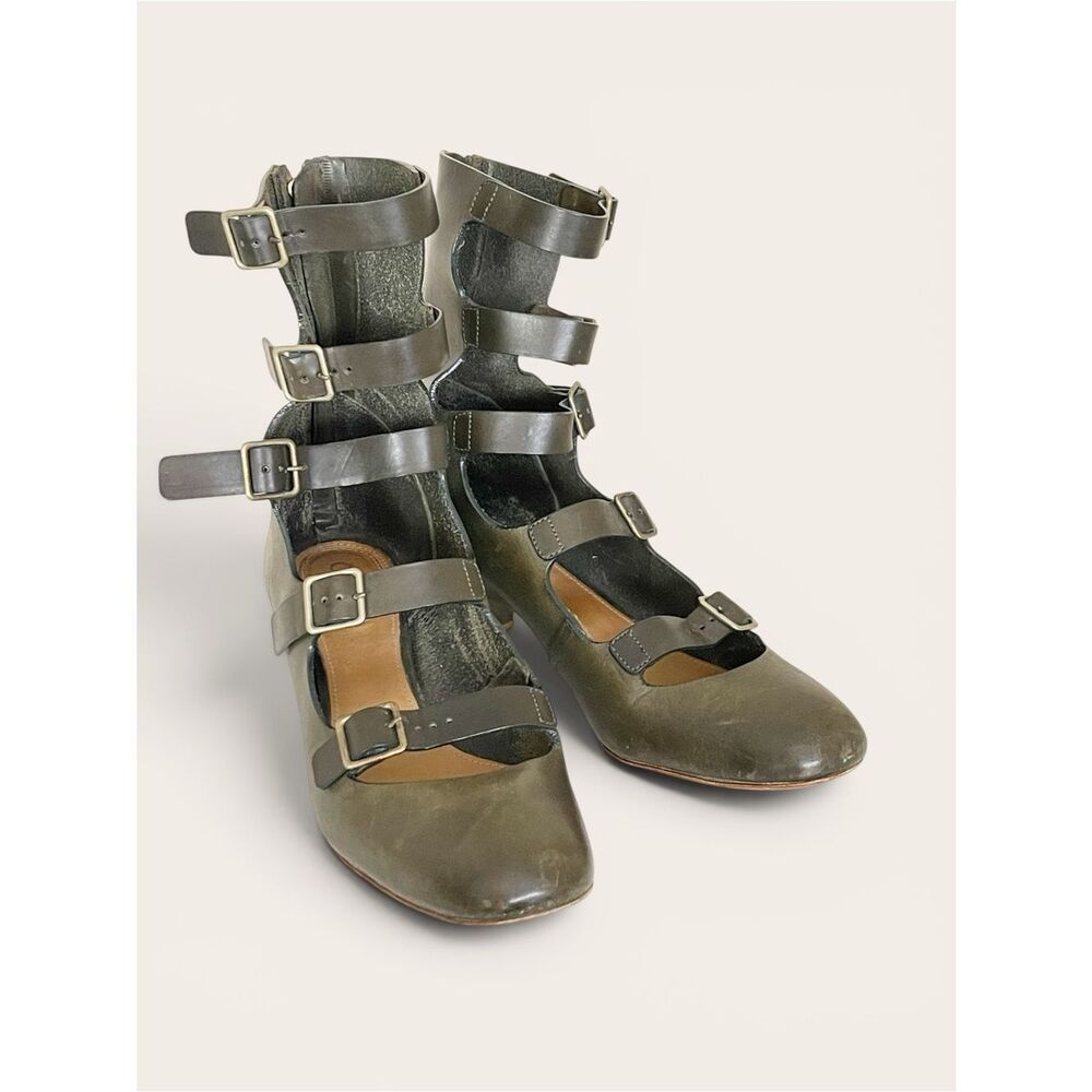 Rare Archival Chloé: The "Olive Garden" Gladiator-Edwardian Boot Chloe shoes